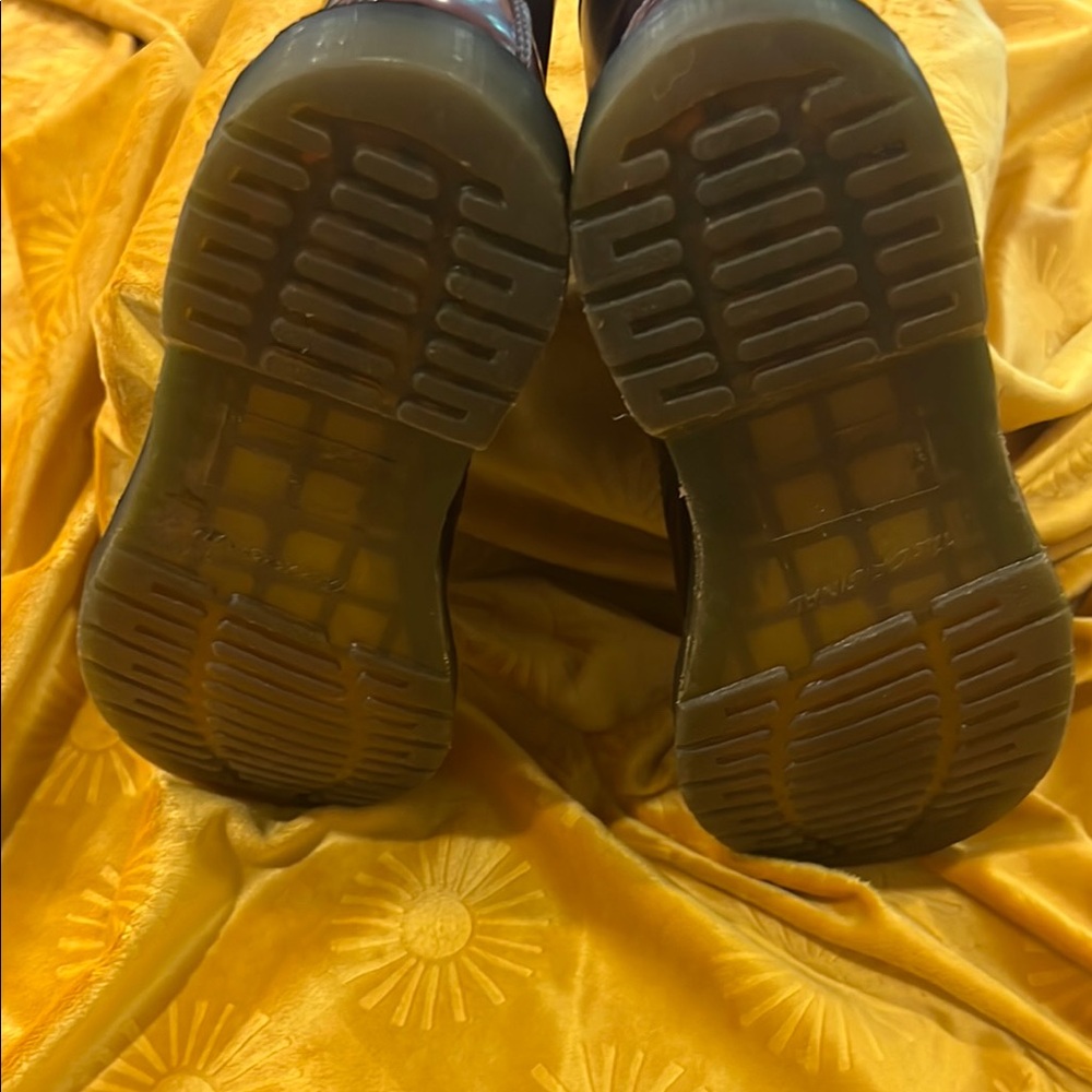 Dr. Martens Vegan Leather Cherry Red 1460 Boots Doc Martens - Picture 7 of 7